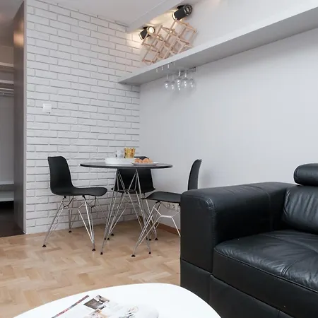 Inside Solec Center Apartment Warsaw
